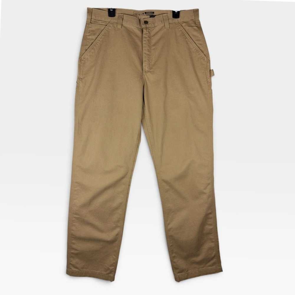 Carhartt Utility Work Pant B324 Relaxed Fit Mens 36x34 Khaki Twill NWOT